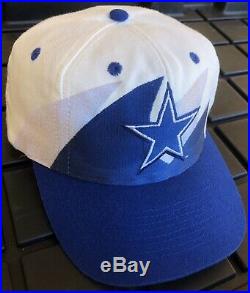 Vintage 90s Dallas Cowboys Logo Athletic Double Sharktooth SnapBack Hat ...