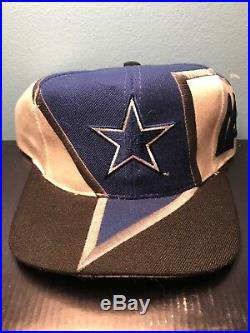 Vintage 90s Dallas Cowboys Logo Snapback Hat Drew Pearson Rare