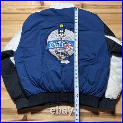 Vintage 90s Dallas Cowboys Looney Tunes NFL Football Bomber Jacket Size Medium