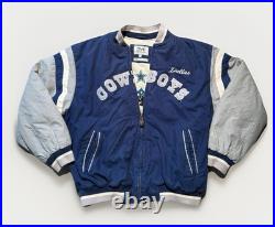 Vintage 90s Dallas Cowboys Mirage Throwbacks Jacket 92-93 NFL Pro Line XL 26x27