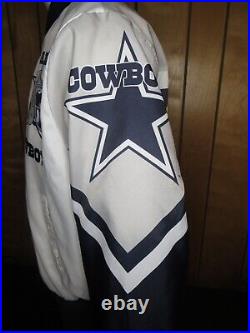 Vintage 90s Dallas Cowboys NFL Chalkline Fanimation Snap Jacket Men's XL
