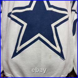 Vintage 90s Dallas Cowboys NFL Crewneck Sweatshirt Spellout Mens Sz XL