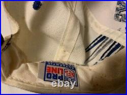 Vintage 90s Dallas Cowboys NFL Logo Athletic Diamond Pro Line Snapback Cap Hat