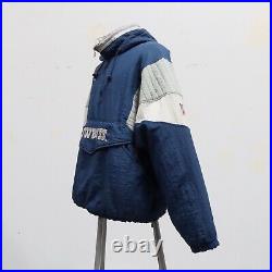 Vintage 90s Dallas Cowboys Pullover Parka Jacket by Starter Size XL Star