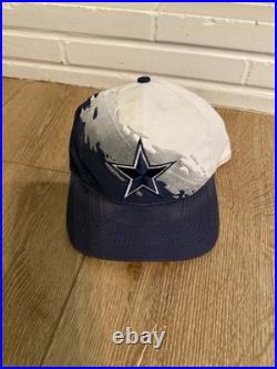Vintage 90s Dallas Cowboys Splash Hat Cap Logo 7 Rare