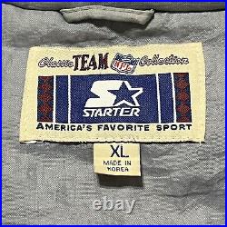 Vintage 90s Dallas Cowboys Starter Jacket XL Hood- Classic Team Collection