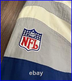 Vintage 90s Dallas Cowboys Starter NFL Full-Zip Nylon Puffer Jacket Size XL