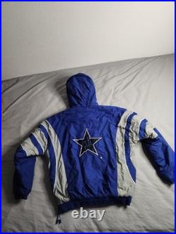 Vintage 90s Dallas Cowboys Starter Pro Line Jacket Mens Size Large Blue Gray EUC Vintage 90s Dallas Cowboys Starter Pro Line Jacket Mens Size Large Blue Gray EUC