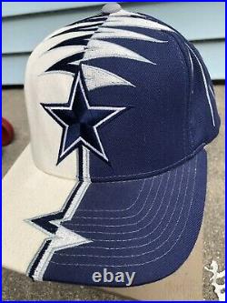 Vintage 90s Dallas Cowboys Starter Shockwave Slasher Hat Cap NFL SnapBack