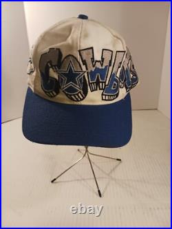 Vintage 90s Drew Pearson Dallas Cowboys Print All Over NFL Football Snapback Hat