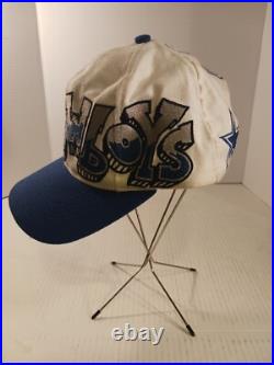 Vintage 90s Drew Pearson Dallas Cowboys Print All Over NFL Football Snapback Hat