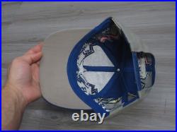Vintage 90s Drew Pearson Dallas Cowboys Snapback Hat Jagged Edge RARE