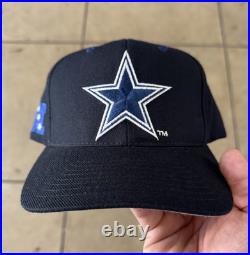 Vintage 90s Drew Pearson Graffiti Dallas Cowboys SnapBack Hat