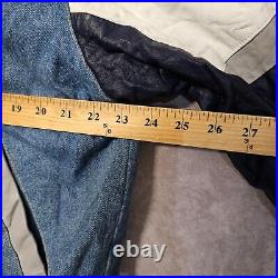 Vintage 90s Jeff Hamilton NFL Dallas Cowboys Denim Letterman Varsity Jacket Sz L