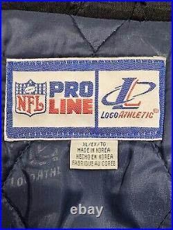 Vintage 90s LOGO ATHLETIC Pro Line DALLAS COWBOYS Puffer Team Jacket Men XL