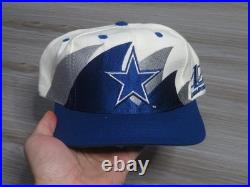 Vintage 90s Logo Athletic Dallas Cowboys Double Sharktooth Hat RARE