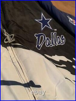 Vintage 90s Logo Athletic Pro Line Dallas Cowboys Splash Edition Jacket Mens XL