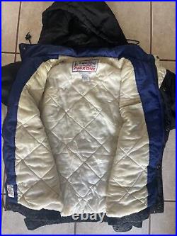 Vintage 90s NFL Dallas Cowboys Apex One Pro Line Jacket Coat Hood Size XL