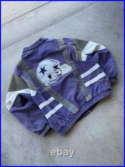 Vintage 90s NFL Dallas Cowboys Workwear Bomber Jacket Size L