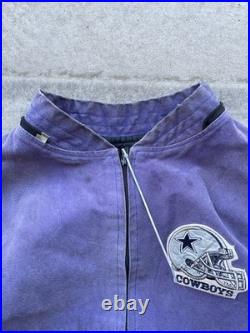 Vintage 90s NFL Dallas Cowboys Workwear Bomber Jacket Size L