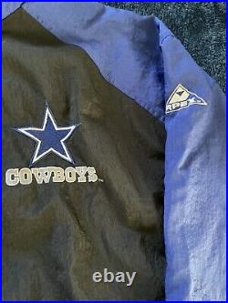 Vintage 90s NFL Dallas Cowboys apex pro line windbreaker jacket Size XL