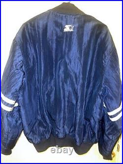 Vintage 90s NFL Dallas Cowboys football Starter bomber jacket mens sz XL
