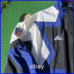 Vintage 90s NFL Pro Line Apex Dallas Cowboys Big Star Full Zip Jacket Sz Large