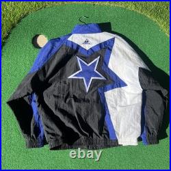 Vintage 90s NFL Pro Line Apex Dallas Cowboys Big Star Full Zip Jacket Sz Large Vintage 90s NFL Pro Line Apex Dallas Cowboys Big Star Full Zip Jacket Sz Large