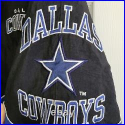 Vintage 90s NFL Pro Line Starter Dallas Cowboys Puffer Jacket Mens XL