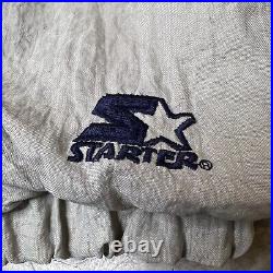 Vintage 90s Starter NFL Dallas Cowboys Size XL Full Zip Hooded Jacket