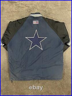 Vintage 90s Starter NFL Pro Line Dallas Cowboys Pullover Winter Puffer Jacket L Vintage 90s Starter NFL Pro Line Dallas Cowboys Pullover Winter Puffer Jacket L