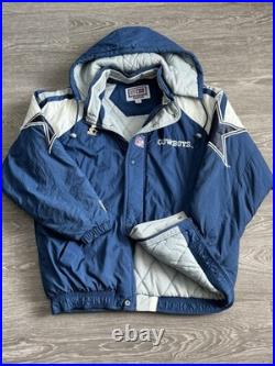 Vintage 90s Starter Pro Line Dallas Cowboys Jacket Men's Size Large