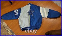 Vintage 90s Starter Puffer Dallas Cowboys Jacket Team NFL Collection Mens XL