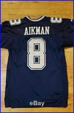 Vintage Aikman NFL On Field Pro Line Jersey Cowboys Nike Authentic 48 XL