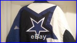 Vintage Apex One Pro Line Dallas Cowboys NFL Puffy Jacket Men's SZ L Nice Logo's