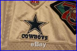 Vintage Apex Troy Aikman Dallas Cowboys 1994 NFL 75th Ann. Double Star Jersey