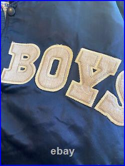 Vintage Authentic NFL Dallas Cowboys Satin Pro Line Starter Jacket Size Large