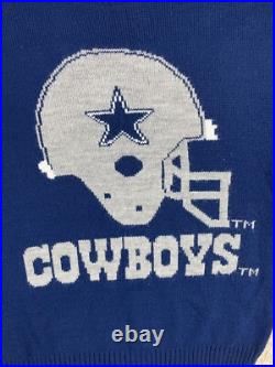 Vintage Barrrel II Pullover Sweater Mens XL USA Crewneck NFL Dallas Cowboys Blue
