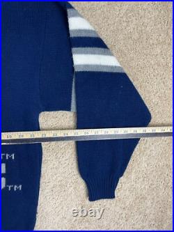 Vintage Barrrel II Pullover Sweater Mens XL USA Crewneck NFL Dallas Cowboys Blue