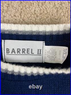 Vintage Barrrel II Pullover Sweater Mens XL USA Crewneck NFL Dallas Cowboys Blue