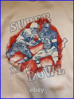 Vintage Buffalo Bills/Dallas Cowboys Super Bowl XXVII Sweatshirt 1993 USA XL