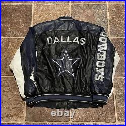 Vintage Carl Banks G III Dallas Cowboys Leather Jacket