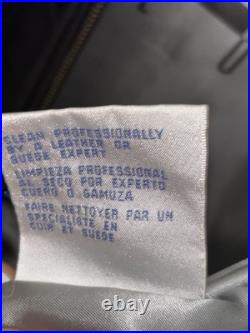 Vintage Carl Banks G-III LEATHER NFL Dallas Cowboys Coat Jacket L logo spellout