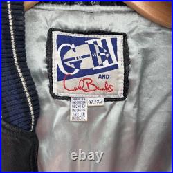 Vintage Carl Banks G-III LEATHER NFL Dallas Cowboys Coat Jacket XL Mint Conditio