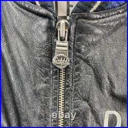 Vintage Carl Banks G-III LEATHER NFL Dallas Cowboys Coat Jacket XL logo spellout