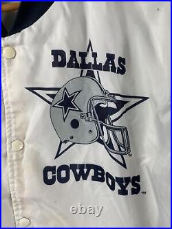 Vintage Chalk Line Dallas Cowboys Fanimation Jacket Mens XL, Graphic on Back