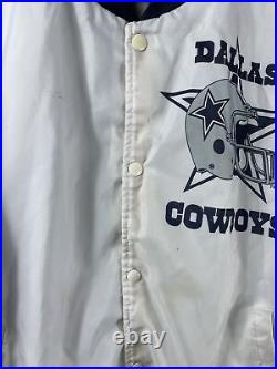 Vintage Chalk Line Dallas Cowboys Fanimation Jacket Mens XL, Graphic on Back