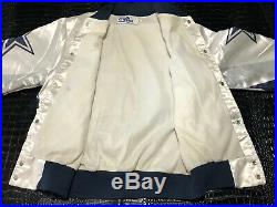 Vintage Chalk Line NFL Troy Aikman Dallas Cowboys Fanimation Jacket Mens Size S