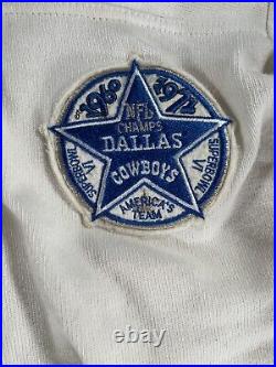 Vintage Dallas Cowboys #12 Roger Staubach Throwback Jersey XL White #4127