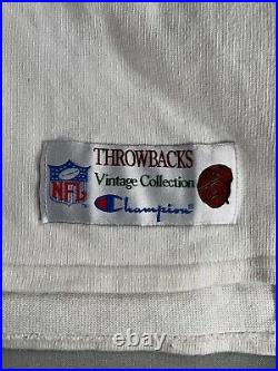 Vintage Dallas Cowboys #12 Roger Staubach Throwback Jersey XL White #4127